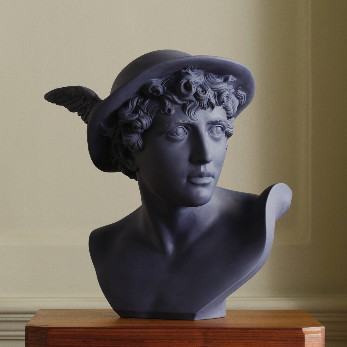 Iconic Mercury Bust Blue