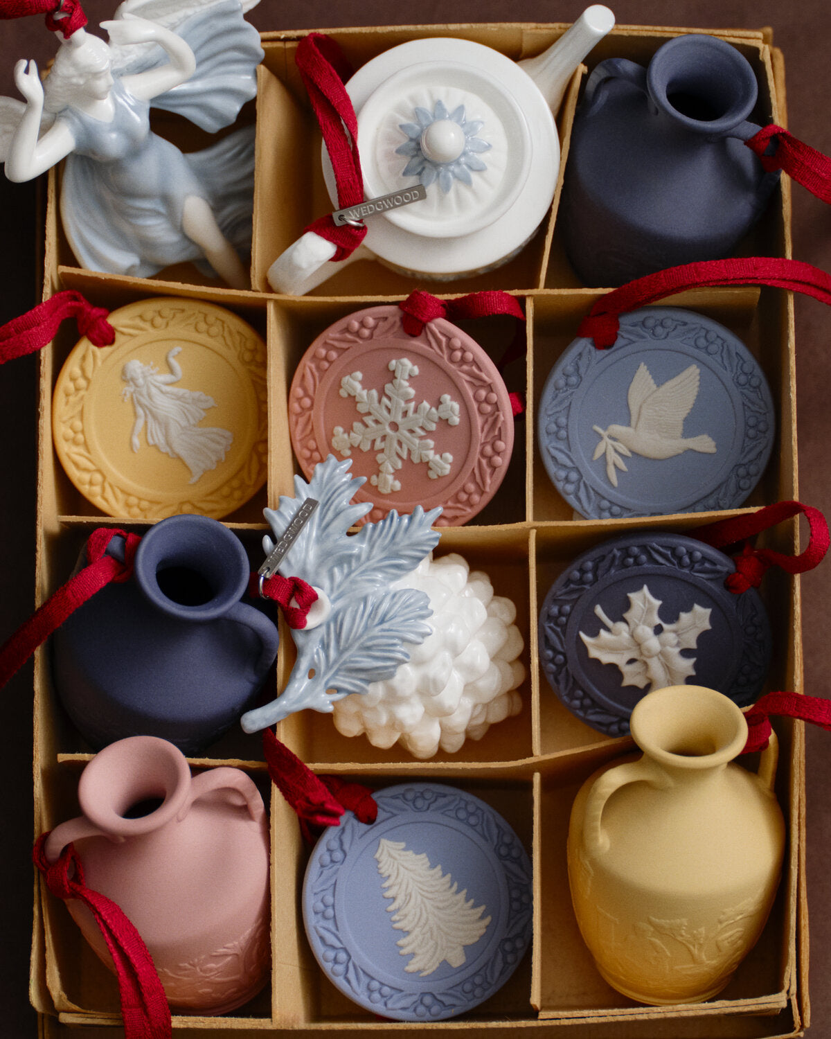 Holly Ornament Mercury Blue